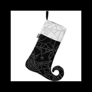 Nightmare Before Christmas Black and White Stocking
